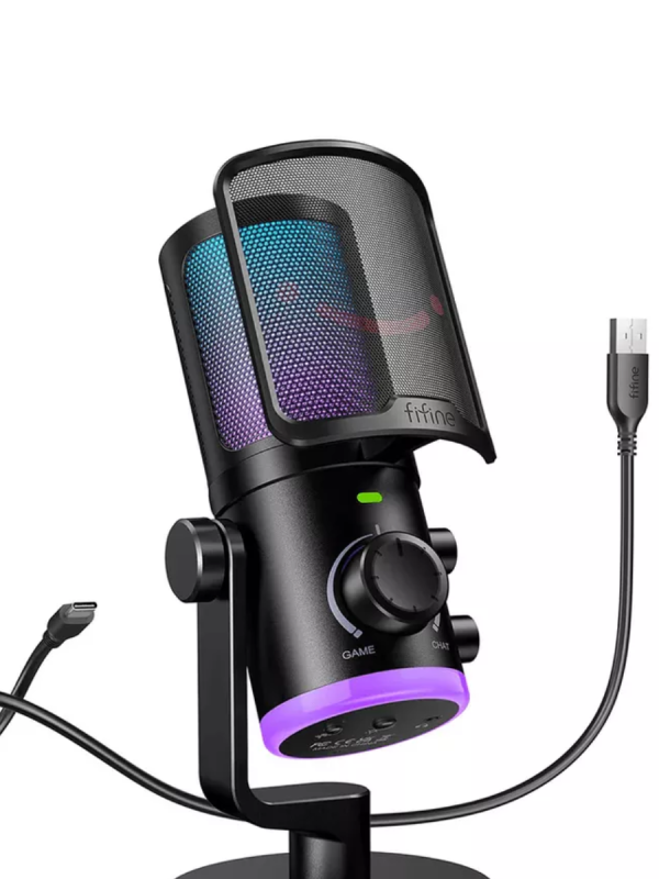 Динамический микрофон Fifine AmpliGame AM6 (Black)